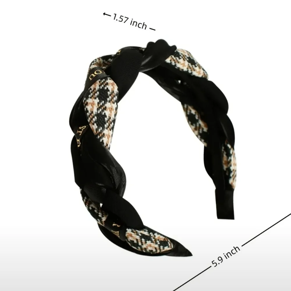 3 Pack Retro Classic Twist Fabric Headband  Hairband